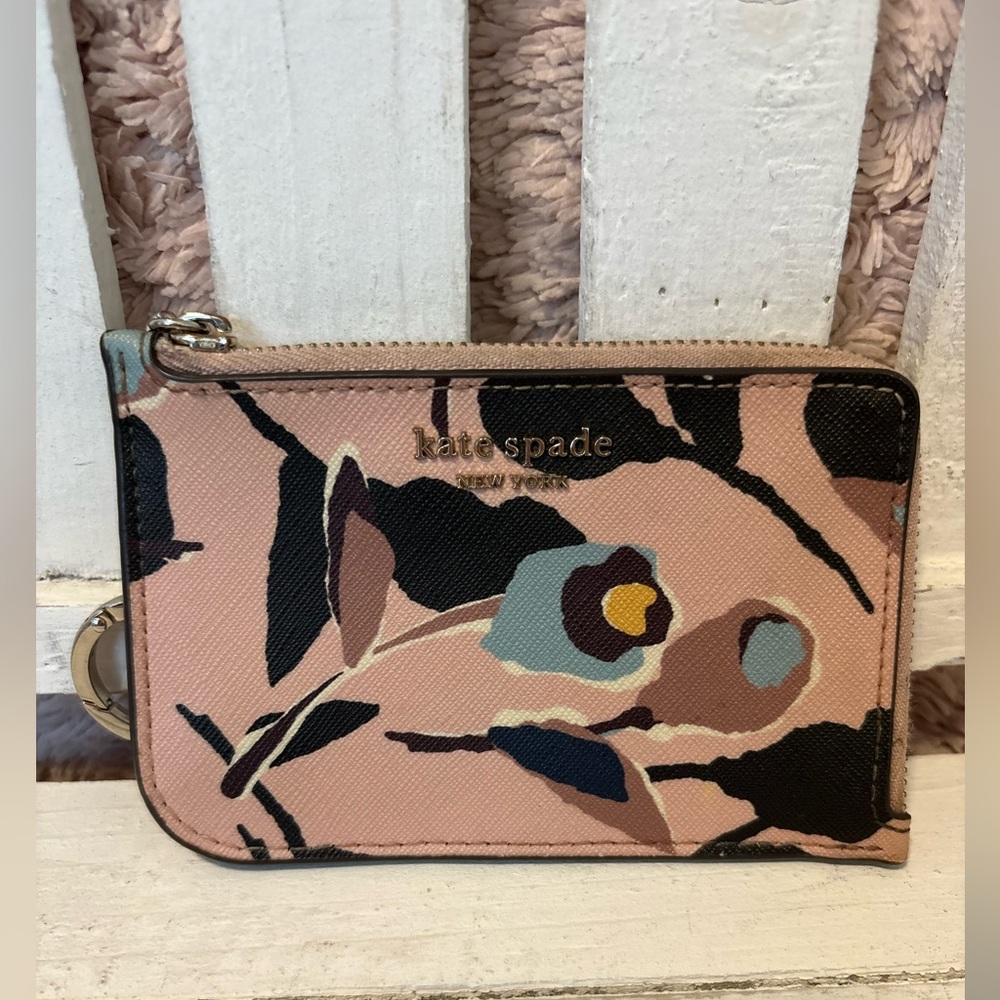 Kate Spade Multicolor Floral Zip Wallet
